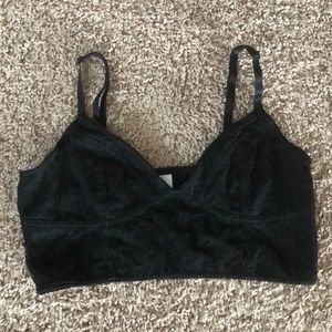 Black Sheer Lace Bralette